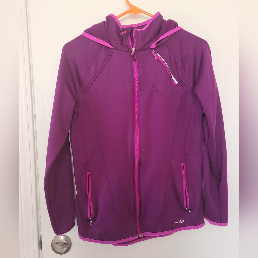 Champion jacket zip up with hood